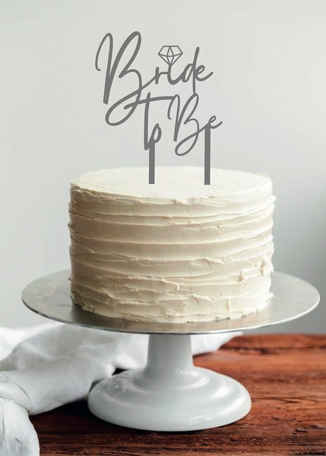 Cake Topper Frase Personalizada