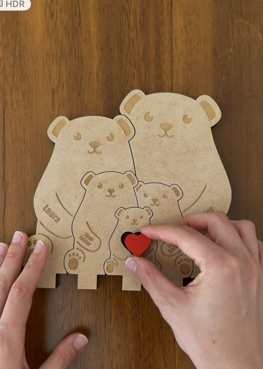 Puzzle Familia Osos