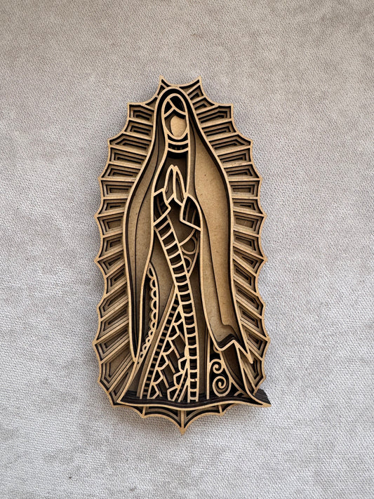 Virgen de Guadalupe en MDF