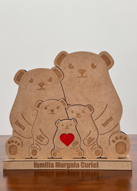Puzzle Familia Osos